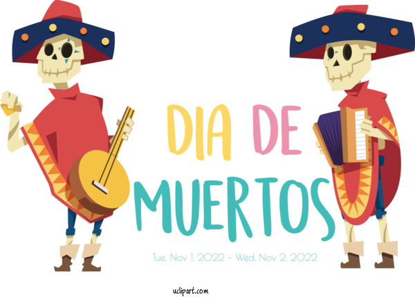 Free Day Of The Dead Cartoon Art Museum Cartoon Drawing For Dia De Los Muertos Clipart Transparent Background