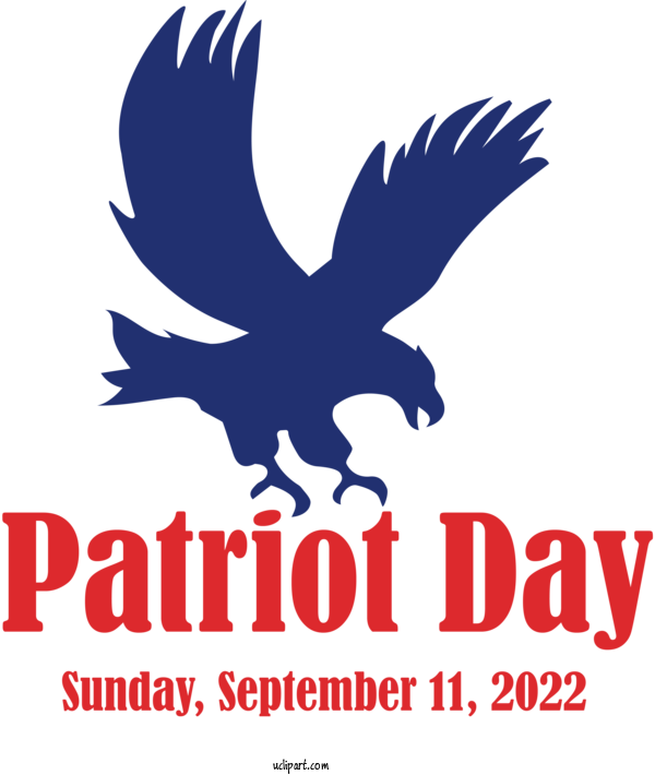 Free Patriot Day Logo Bird Of Prey Birds For Patriot Day Clipart Transparent Background