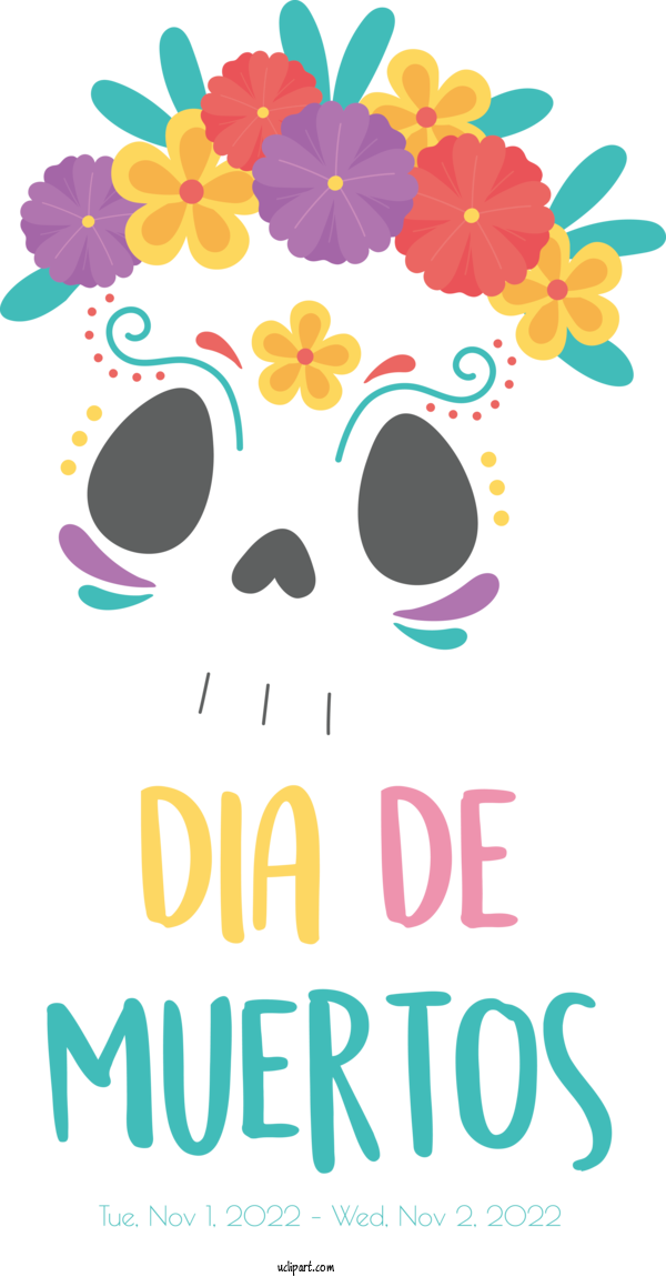 Free Day Of The Dead Day Of The Dead Calavera Drawing For Dia De Los Muertos Clipart Transparent Background