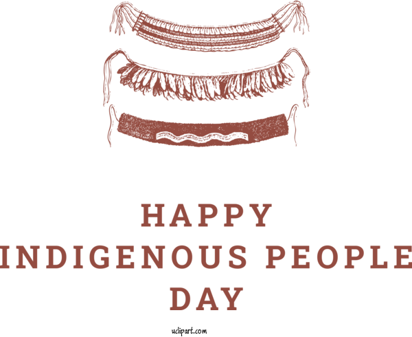 Free People Day Font Logo Design For Indigenous People Day Clipart Transparent Background