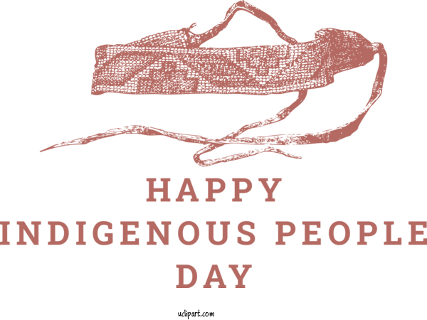 Free People Day Font Logo Design For Indigenous People Day Clipart Transparent Background