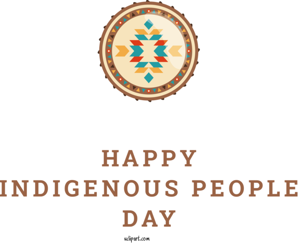 Free People Day Logo Line Text For Indigenous People Day Clipart Transparent Background