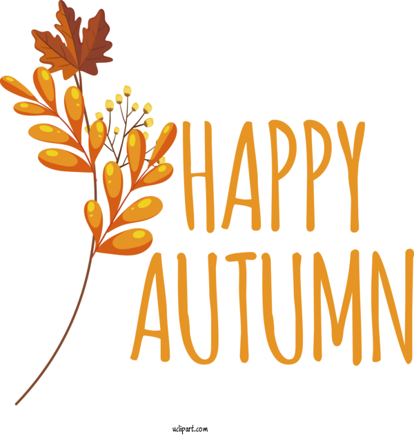 Free Autumn Drawing Sketch Visual Arts For Happy Autumn Clipart Transparent Background