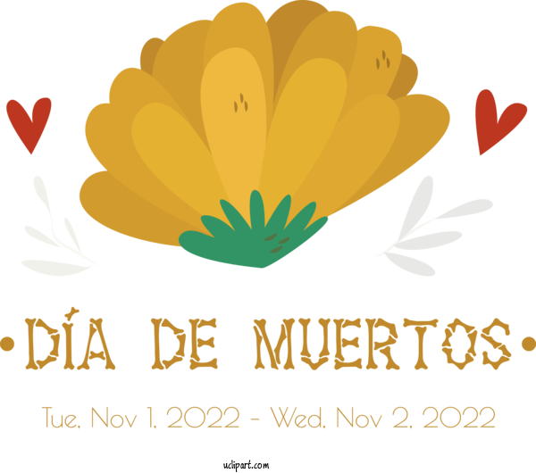 Free Day Of The Dead Leaf Floral Design Design For Dia De Los Muertos Clipart Transparent Background
