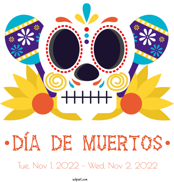 Free Day Of The Dead Day Of The Dead Drawing Dia De Los Muertos For Dia De Los Muertos Clipart Transparent Background