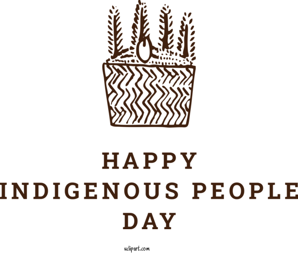 Free People Day Logo Font Line For Indigenous People Day Clipart Transparent Background