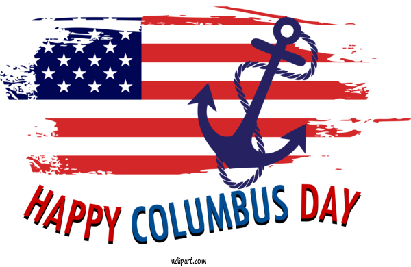 Free Columbus Day Columbus Day Us Flag Boat For Happy Columbus Day Clipart Transparent Background