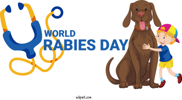 Free Holidays World Rabies Day Dog Health For World Rabies Day Clipart Transparent Background