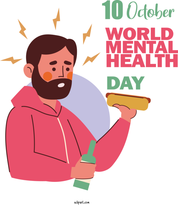 Free Mental Health World Mental Health Day Mental Health For World Mental Health Day Clipart Transparent Background