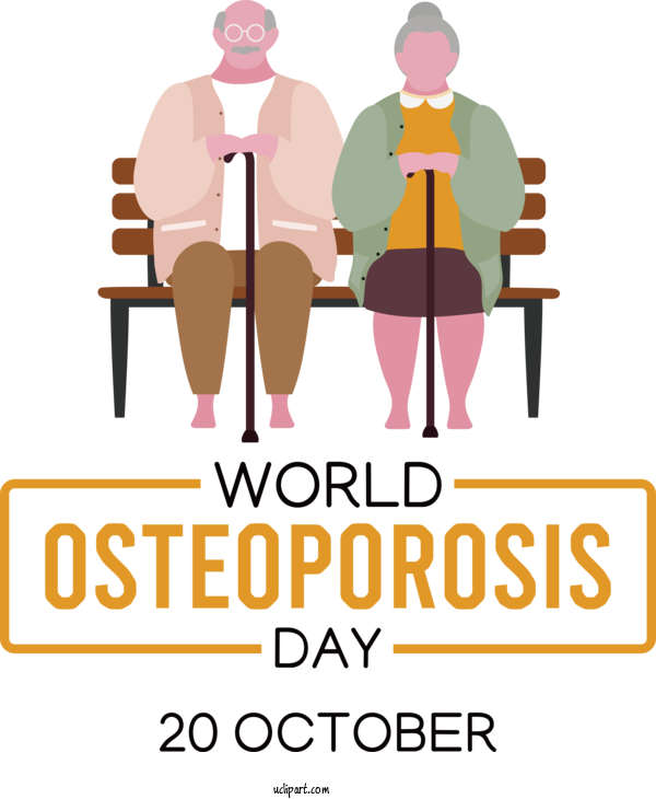 Free Osteoporosis Day Osteoporosis Day World Osteoporosis Day For World Osteoporosis Day Clipart Transparent Background