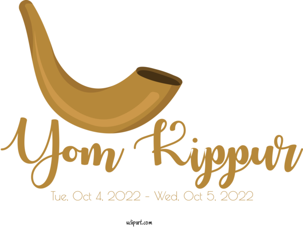 Free Yom Kippur Yom Kippur Shofar For Shofar Clipart Transparent Background