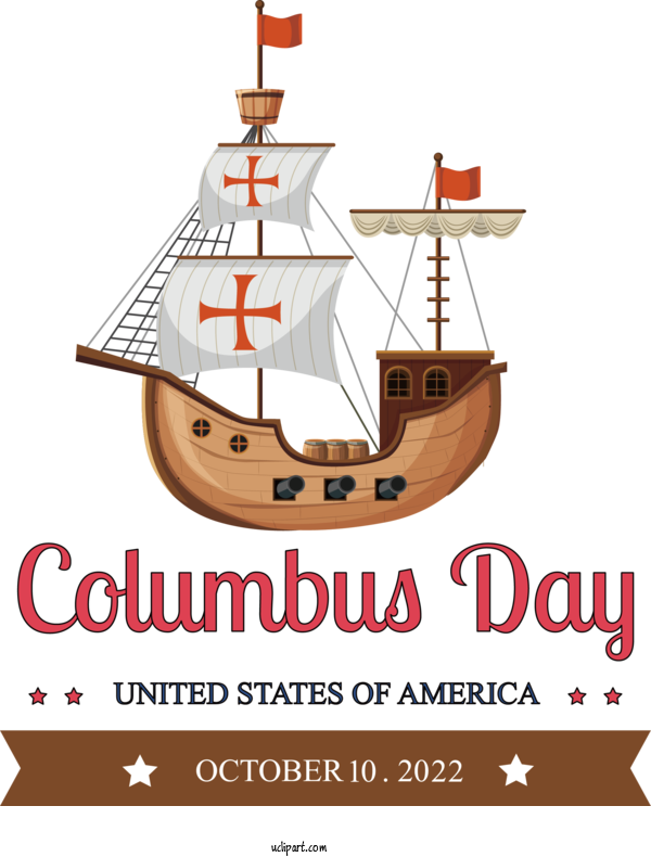 Free Holidays Columbus Day Columbus Indigenous Peoples Day For Columbus Day Clipart Transparent Background