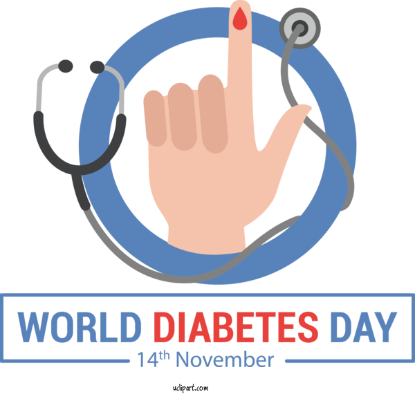 Free Diabetes Day World Diabetes Day For World Diabetes Day Clipart Transparent Background