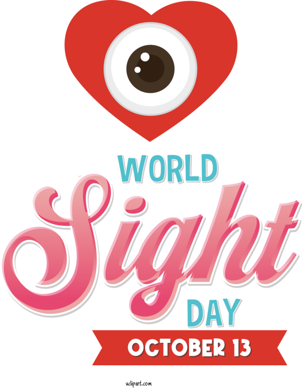 Free Sight Day World Sight Day For World Sight Day Clipart Transparent Background