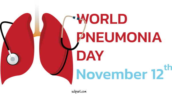 Free Pneumonia Day World Pneumonia Day Pneumonia For World Pneumonia Day Clipart Transparent Background
