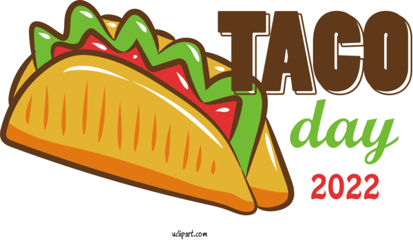 Free Taco Day Taco Day Mexico Food For Happy Taco Day Clipart Transparent Background