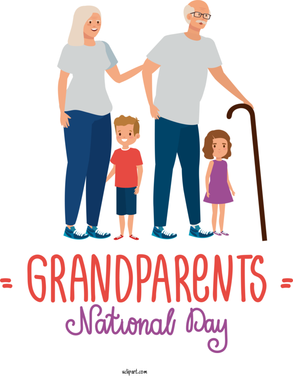 Free Grandparents Day Grandparents Day Grandpa Day Grandma Day For Happy Grandparents Day Clipart Transparent Background