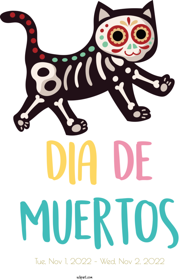 Free Day Of The Dead Day Of The Dead Dia De Los Muertos For Dia De Los Muertos Clipart Transparent Background