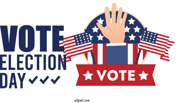 Free Election Day Election Day Vote Day For Vote Day Clipart Transparent Background