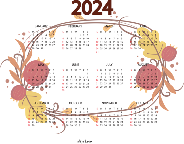 Year 2024 Calendar 