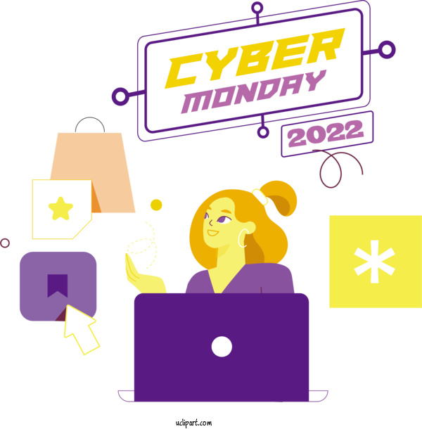 Free Cyber Monday Cyber Monday Cyber Sales Special Offer For Cyber Sales Clipart Transparent Background