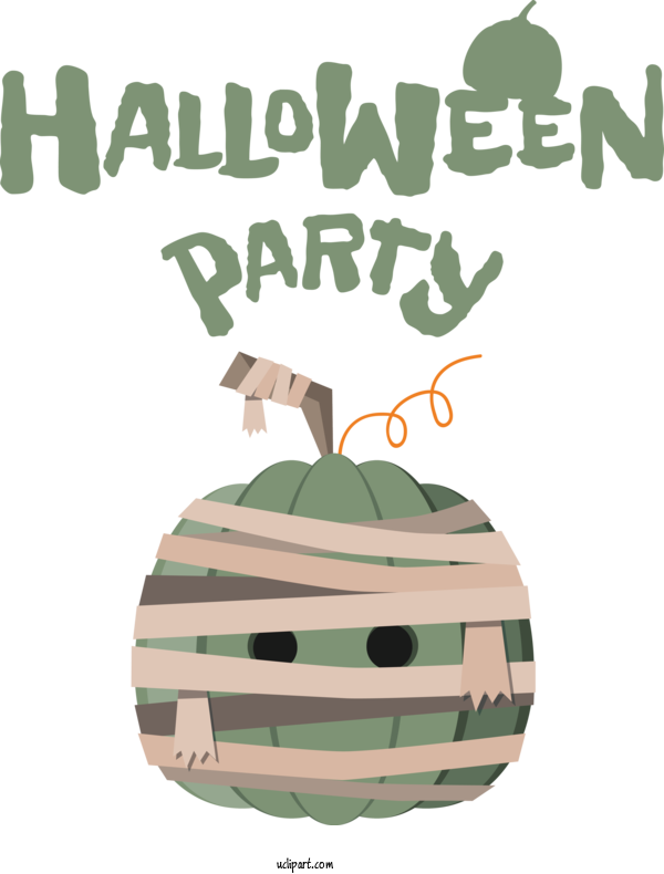 Free Halloween Halloween Halloween Party For Halloween Party Clipart Transparent Background