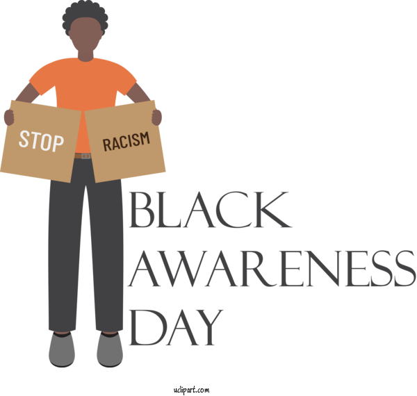 Free Black Awareness Day Black Awareness Day For Black Awareness Day Clipart Transparent Background