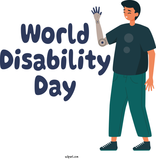 Free International Disability Day International Disability Day For International Disability Day Clipart Transparent Background