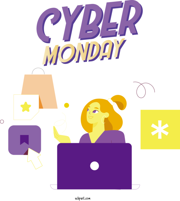 Free Cyber Monday Special Time Offer Cyber Monday For Special Time Offer Clipart Transparent Background