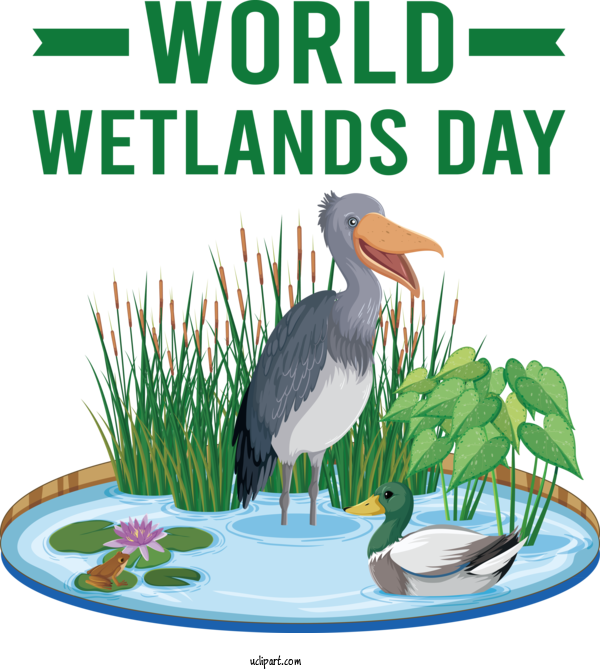 Free World Wetlands Day World Wetlands Day For World Wetlands Day Clipart Transparent Background