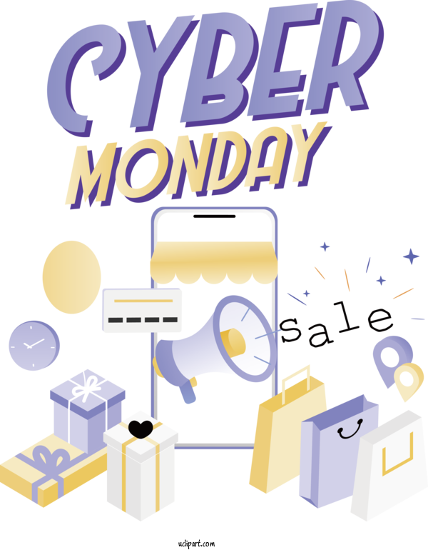 Free Cyber Monday Cyber Monday Sales Offer For Sales Offer Clipart Transparent Background
