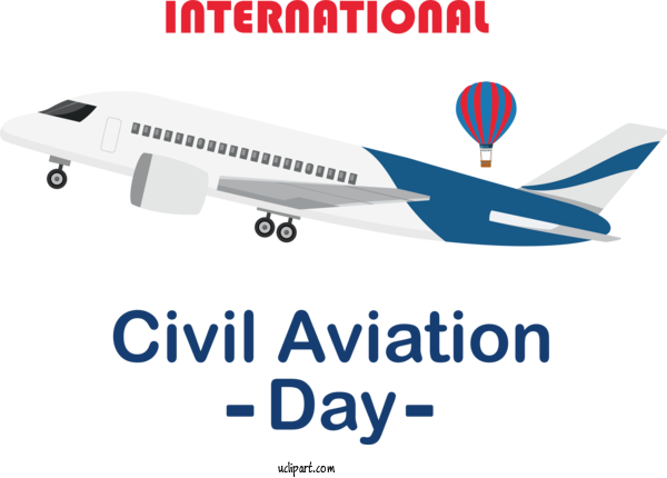 Free Civil Aviation Day International Civil Aviation Day Civil Aviation Day For International Civil Aviation Day Clipart Transparent Background