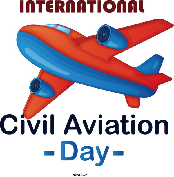 Free Civil Aviation Day International Civil Aviation Day Civil Aviation Day For International Civil Aviation Day Clipart Transparent Background