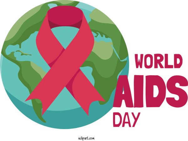 Free World Aids Day World Aids Day For World Aids Day Clipart Transparent Background