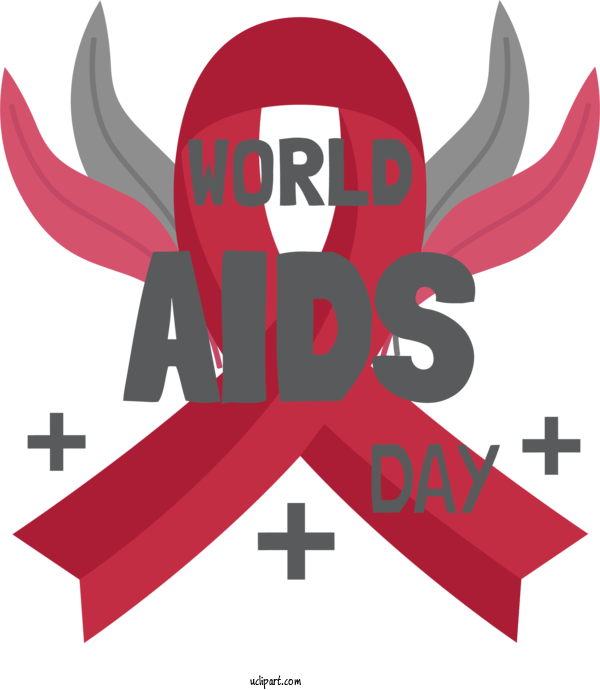 Free World Aids Day World Aids Day For World Aids Day Clipart Transparent Background