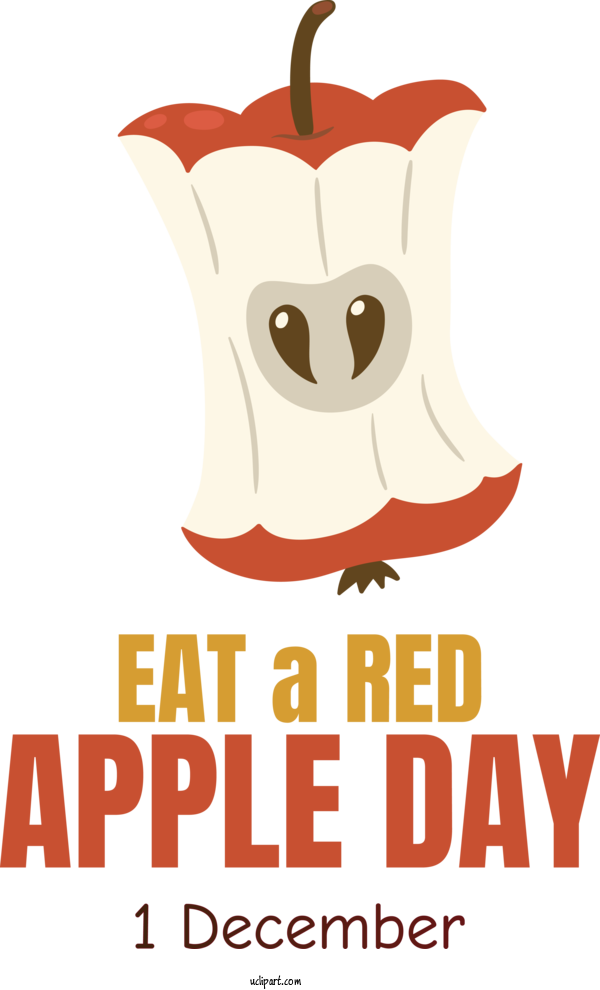 Free Red Apple Day Eat A Red Apple Day For Eat A Red Apple Day Clipart Transparent Background