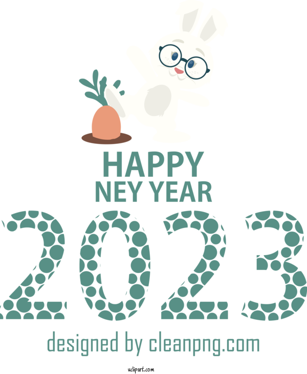 Free New Year 2023 Chinese New Year 2023 Happy New Year Chinese New Year For 2023 New Year Clipart Transparent Background