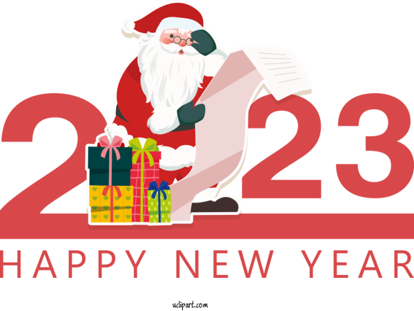 Free 2023 New Year 2023 New Year 2023 Happy New Year For 2023 Happy New Year Clipart Transparent Background