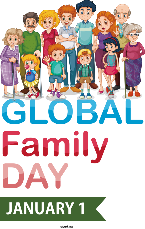 Free Global Family Day Global Family Day For Happy Global Family Day Clipart Transparent Background
