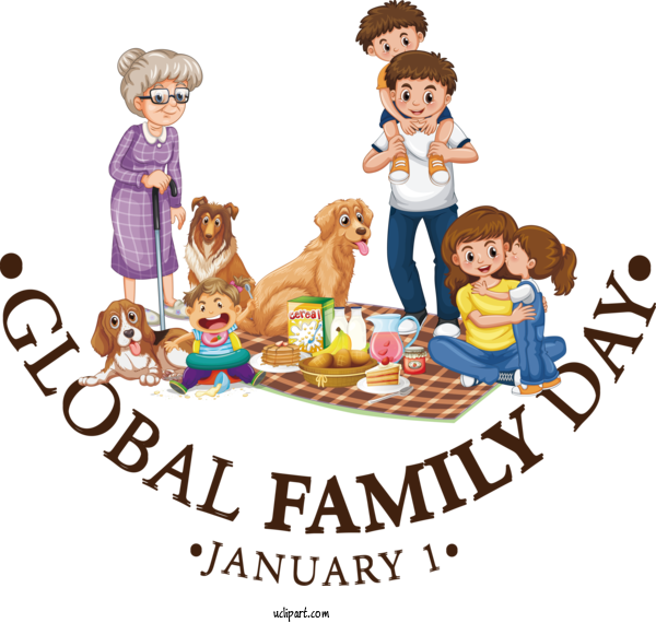 Free Holidays Global Family Day For Global Family Day Clipart Transparent Background
