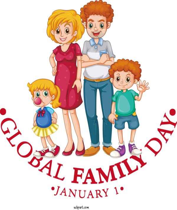 Free Holidays Global Family Day For Global Family Day Clipart Transparent Background