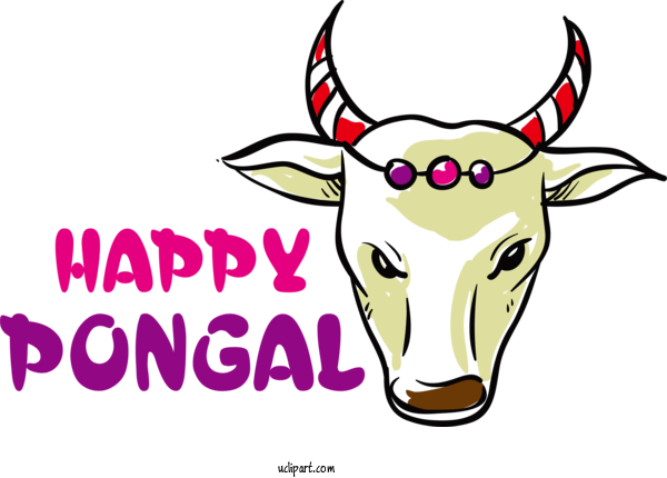 Free Holidays Pongal Happy Pongal For Pongal Clipart Transparent Background