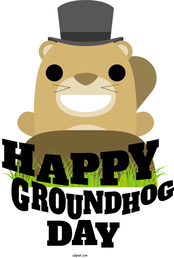 Holidays Groundhog Day For Groundhog Day - Groundhog Day Clipart