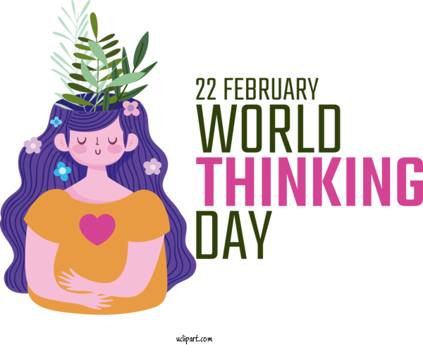 Free World Thinking Day World Thinking Day For World Thinking Day Clipart Transparent Background