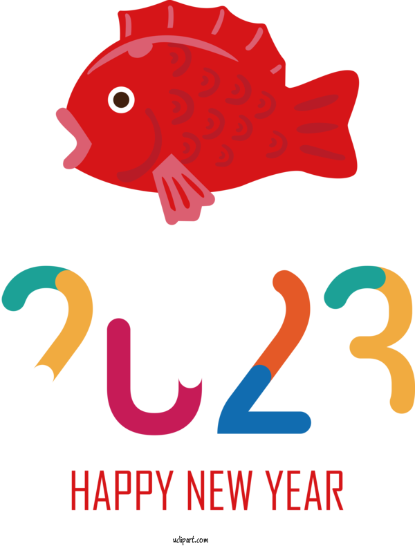 Free Holidays 2023 New Year For 2023 New Year Clipart Transparent Background