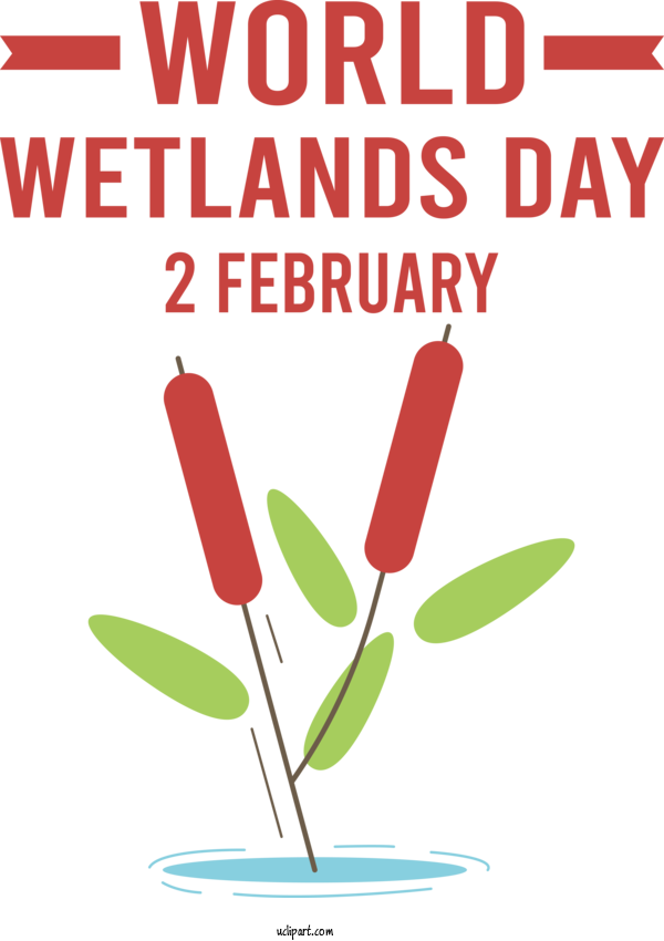 Free Holidays World Wetlands Day For World Wetlands Day Clipart Transparent Background