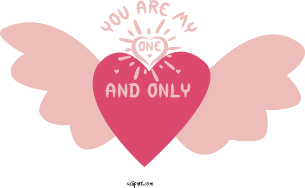 Free Holidays You Are The Only One Valentines Day Love For Valentines Day Clipart Transparent Background