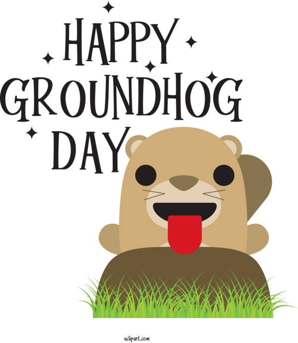 Free Holidays Groudhog Day Groudhog For Groudhog Day Clipart Transparent Background