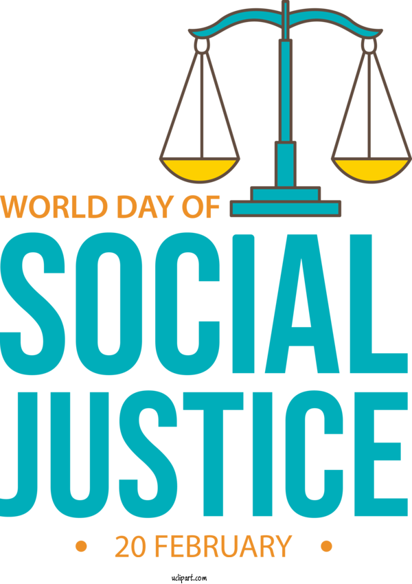 Free World Day Of Social Justice World Day Of Social Justice Social Justice Equality Day Social Justice For Social Justice Equality Day Clipart Transparent Background