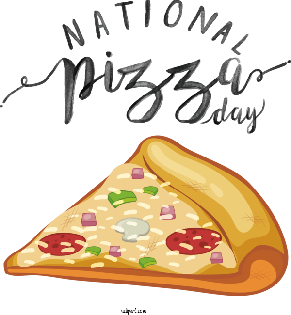 Free National Pizza Day National Pizza Day Pizza Day Pizza For Pizza Day Clipart Transparent Background